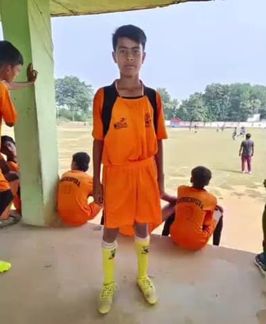 शेखोपुर सराय: चारुवांमा का अदिब राजा राज्य स्तरीय फुटबॉल टूर्नामेंट में पहुंचा