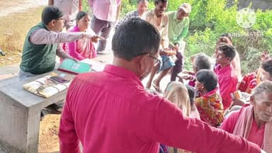 জয়পুর: ধবনি বুথে গ্রাম সভা উন্নয়নমূলক বিষয়ে উপস্থিত প্রধান গ্রাম পঞ্চায়েতের আধিকারিক