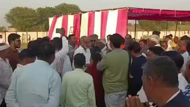 शाहपुरा: जयपुर ग्रामीण सांसद राव राजेंद्र सिंह ने भांकरी क्षेत्र का किया दौरा