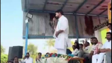 સાગબારા: ધારાસભ્ય ચૈત્રરભાઈ વસાવાની આગેવાની મા સંખેડા ખાતે જનસભા યોજાઈ.