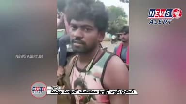 మద్యం మత్తులో యువకులు ట్రాక్టర్తో ర్యాష్ డ్రైవింగ్