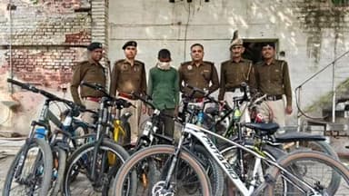 हिसार: केमरी रोड से साइकिल चोरी के मामले में एक आरोपी गिरफ्तार, 8 साइकिलें बरामद