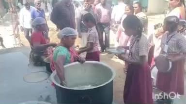 బిజినేపల్లి: మంగనూరు జెడ్పి హైస్కూల్, ప్రైమరీ స్కూళ్లను ఆకస్మికంగా తనకి చేసిన నాగర్కర్నూల్ కలెక్టర్ బాధావత్ సంతోష్