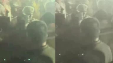 मथुरा: धीरेंद्र कृष्ण शास्त्री की कार के आगे श्रद्धालु की पिटाई का वीडियो हुआ वायरल