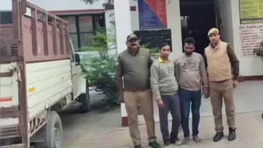 चंदौली: सैयदराजा कस्बे से पुलिस ने पकड़ी गौ तस्करी की बड़ी खेप, पिकअप से 9 राशि गोवंश बरामद, पुलिस टीम पर वाहन चढ़ाने की कोशिश