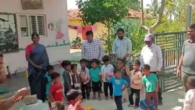 బీబీపేట: చిన్నారులకు అక్షరపునాది అంగన్వాడి కేంద్రంలోనే ప్రారంభమవుతుంది, మల్కాపూర్ లో అంగన్వాడి కేంద్రం అకాస్మికంగా తనిఖీ