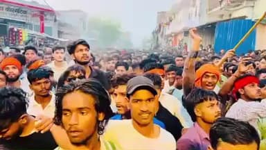 फुलवरिया: मजीरवा कला बाजार में महावीरी अखाड़ा जुलूस भव्य तरीके से निकाला गया, पुलिस की मौजूदगी में शांतिपूर्ण सम्पन्न