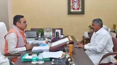 खींवसर: खींवसर विधायक रेवंतराम डांगा ने सीएम भजनलाल शर्मा से की मुलाकात