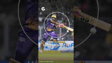 Andre Russell is ready to hit big, help him smash a sixer. #andrerussell #cricket #ipl