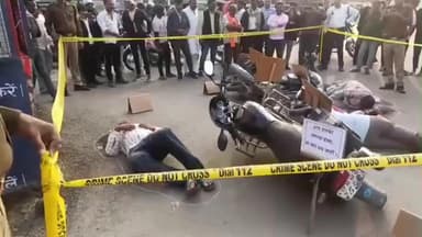 आज़मगढ़: आजमगढ़ यातायात पुलिस ने संजीव एक्सीडेंट का डेमो किया, जुटी भीड़ ने कहा- ऐसा यातायात जागरूकता कार्यक्रम पहली बार देखा