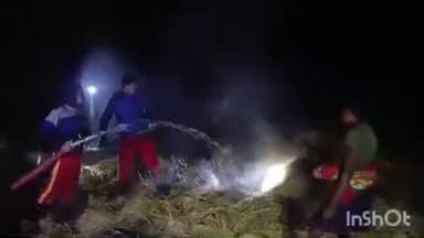 ଚାରମାଳ: ଅର୍ଖକୁଦ ଗ୍ରାମରେ ଜଳି ଗଲା ୧ ହଜାର ବିଡା ଧାନ