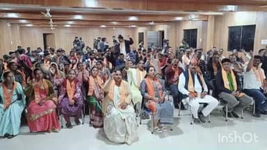 સંતરામપુર: સંતરામપુર શહેરમાં ભારતીય જનતા પાર્ટી દ્વારા કાર્યક્રમ યોજવામાં આવ્યો