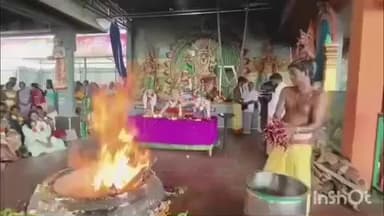 அரியலூர்: பொய்யாதநல்லூர் கிராம பிரசித்திபெற்ற ப்ரத்யங்கரா தேவி திருக்கோவிலில் பிரம்மாண்டமான சண்டியாகம்