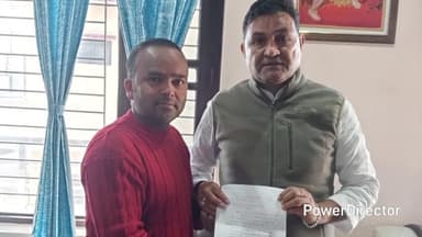 ओखलकांडा: ओखलकांडा ब्लॉक के ग्रामीणों ने ओखलकाडां तल्ला तोक ईजर चक्की के पास से नदी तक रोड डलवाने के लिए सौंपा प्रस्ताव