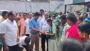 விருதுநகர்: நுண் உரம் தயாரிப்பு மையத்தில் ஆலமர அமைப்பு சார்பில் மரக்கன்று நடுநிலை ஆட்சியர் தொடங்கி வைத்தார்