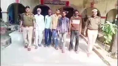 मड़ावरा: मड़ावरा पुलिस ने न्यायालय में वांछित सतवाँसा और सोंरई के 5 लोगों को किया गिरफ्तार
