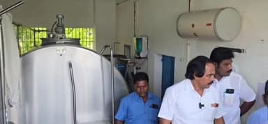 திருவண்ணாமலை: குளத்தூர் பகுதியில் அமைச்சர் மனோ தங்கராஜ் திடீர் ஆய்வு