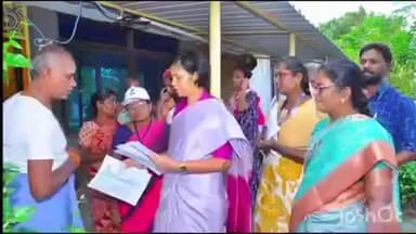 அரக்கோணம்: அரக்கோணம் அருகே திருமால்பூர் உள்ளிட்ட பல்வேறு பகுதிகளில் SIR பணிகளை மாவட்ட ஆட்சியர் நேரில் ஆய்வு