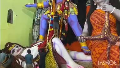 হিলি: হিলিতে শুরু হলো ১৪ হাত কালী মায়ের বাৎসরিক পূজা, সাত দিন চলবে মেলা