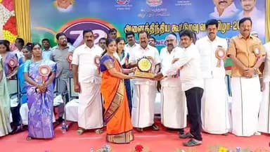 விழுப்புரம்: விழுப்புரம் விவசாய திருமண மண்டபத்தில் தமிழகத்தில் நெல்லுக்கான ஈரப்பத அளவை 17 சதவீதத்திலிருந்து, 22 சதவிகிதமாக உயர்த்த வேண்டும் என பிரதமர் மோடிக்கு தமி