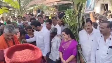 ಕಲಘಟಗಿ: ಕಲಘಟಗಿ ತಾಲೂಕಿನ ವಿವಿಧೆಡೆ ವಾಲ್ಮೀಕಿ ಭವನ ನಿರ್ಮಾಣದ ಗುದ್ದಲಿ ಪೂಜೆ ನೇರವೇರಿಸಿದ ಜಿಲ್ಲಾ ಉಸ್ತುವಾರಿ ಸಚಿವ ಸಂತೋಷ ಲಾಡ್