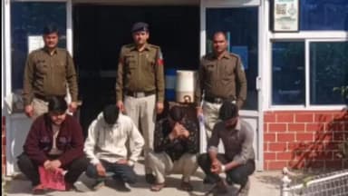 देवास: औद्योगिक थाना पुलिस ने घर में घुसकर महिला से मारपीट करने वाले चार आरोपियों को किया गिरफ्तार