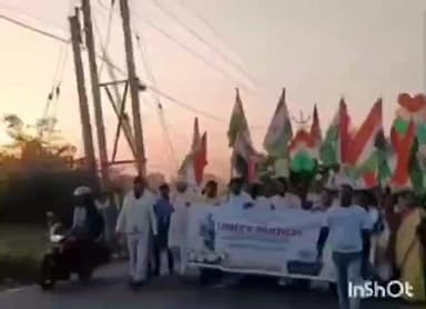 শ্যামপুর ১: হাওড়া শ্যামপুরে রাষ্ট্রবাদী নাগরিকদের একতা পদযাত্রা উপস্থিত হাওড়া গ্রামীণ জেলা বিজেপি সভাপতি।