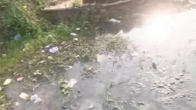 Gram Panchayat al
apur mein kichad ke Karan budhe bade bacchon ko likhkar pad Rahi Hai rasta nikal Pa rahe hain