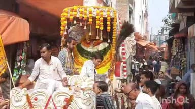 अंबाह: खाटू श्याम जन्मोत्सव की धूम, भव्य निशान शोभायात्रा, नगर में कई जगह भंडारे लगे