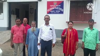 কৈলাশহর: কৈলাসহরের শান্তি-শৃঙ্খলা বজায় রাখার দাবিতে কৈলাসহর থানায় ডেপুটেশন প্রদান করে CPI মহকুমা কমিটি
