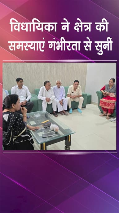 नजफगढ़: विधायिका नीलम कृष्ण ने जनता से मिलकर पानी, सीवर, लाइट व सफाई की समस्याएं सुनीं