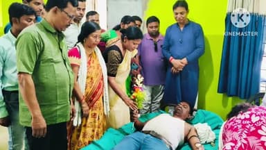 রঘুনাথপুর ১: পুরুলিয়া জেলার জন্মদিন উপলক্ষ্যে রঘুনাথপুর ১ব্লক যুব তৃণমূলের রক্তদান শিবির অনুষ্ঠিত হল রঘুনাথপুর কর্মতীর্থে