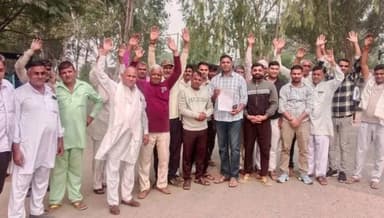 रेवाड़ी: स्पीड ब्रेकर के लिए नांगल मूंदी क्षेत्र के ग्रामीण एकत्रित हुए, कोसली विधायक को सौंपा ज्ञापन