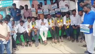 పీలేరు రెవెన్యూ డివిజన్ సాధన సమితికి సంఘీభావం తెలిపిన మాజీ ఎమ్మెల్యే చింతల రామచంద్రా రెడ్డి