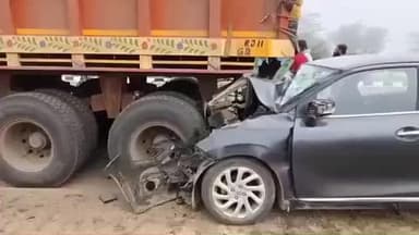 श्रीमाधोपुर: एनएच 52 पर खड़े ट्रक में घुसी बलेनो, ट्रक चालक की मौत, तीन लोग घायल