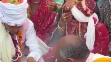 फतेहाबाद: शमशाबाद में सर्वजातीय सामूहिक विवाह के अंतर्गत 31 जोड़े बंधे विवाह सूत्र में, अनेक लोगों ने भेंट किया उपहार