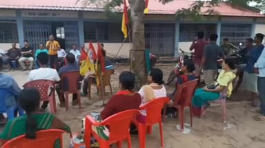 জামপুইজলা: মাঠে এডিসি ভিলেজ দখলের লড়াইয়ে মাঠে শাসক ও শরীক দল, ঘটনা হেড়মা