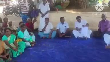 மண்மங்கலம்: வேப்பம்பாளையத்தில் உள்ளாட்சி தினத்தை முன்ன கிராம சபை நடைபெற்றது.