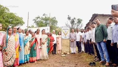 श्रीवर्धन: स्वयंभू व जागृत बेलेश्वर देवस्थान, जावेळे येथे ‘भक्त निवास’चा भूमिपूजन सोहळा