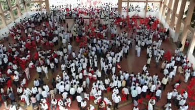 नेवासा: गडाखांच्या फराळ कार्यक्रमाला अलोट गर्दी ; अनेकांच्या भवाया उंचावल्या