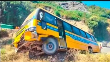 अम्बाला: हिमाचल प्रदेश: अंबाला से आई स्कूल बस की ब्रेक फेल, चालक ने 20 बच्चों समेत 50 की बचाई जान