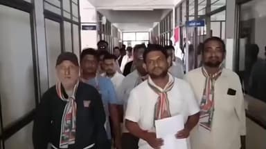 ડભોઇ: ડભોઇ કોંગ્રેસ દ્વારા કમોસમી વરસાદથી ખેડૂતો ને થયેલા નુકસાન નું વડતર માટે માગણી સાથે આવેદન પત્ર