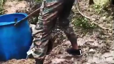 तिसरी: पुलिस ने ग्रामीणों की शिकायत पर जंगल में अवैध शराब की भट्टी को किया ध्वस्त