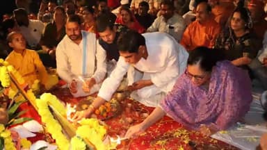 मैहर: आल्हा तलैया 51 हजार दीपों से जगमगा उठी, विधायक और कलेक्टर ने की पूजा-अर्चना