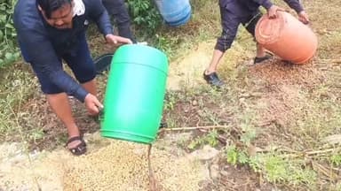 खकनार: अवैध शराब के संग्रहण और बिक्री के खिलाफ आबकारी विभाग की कार्रवाई