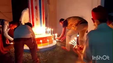 फरसगांव: नगर के अटल चौक में मोमबत्ती जलाकर भाजपाइयों ने मनाया राज्य स्थापना दिवस