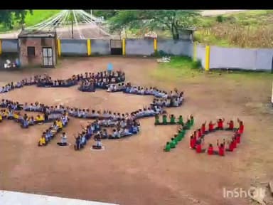 थांदला: ग्राम बेडवा के गायत्री पब्लिक हाई स्कूल में मध्य प्रदेश का स्थापना दिवस मनाया गया, बच्चों ने बनाया नक्शा