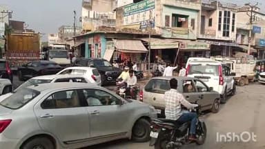 दांतारामगढ़: पलसाना में सावे पर फिर लगा लंबा जाम, दुल्हों की गाड़ियां और एंबुलेंस भी फंसी रहीं जाम में