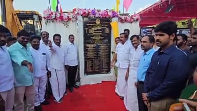 ஆவடி: அண்ணணூர் பகுதியில்
39.43 கோடி திட்ட  மதிப்பீட்டில் மழைநீர் வடிகால்கள் அமைக்கும் பணியை அமைச்சர் கே.என்.நேரு  தொடங்கி வைத்தார்