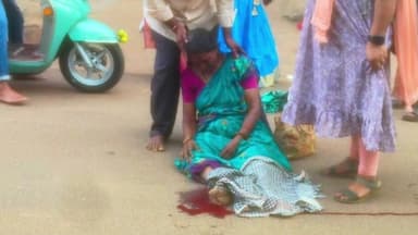 ద్వారకాతిరుమలలో ఆర్టీసీ బస్సు వెనుక చక్రం ఎక్కి మహిళా వృద్ధురాలకు తీవ్ర గాయాలు